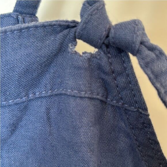 Old Navy Cami Romper Linen Blend Womens Size L Blue Comfy fit - Picture 4 of 6